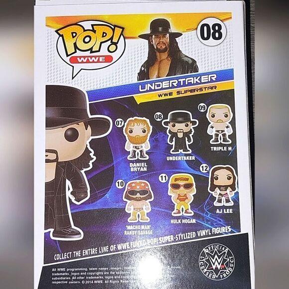 Funko Pop! WWE: The Undertaker Figure - Picture 4 of 5